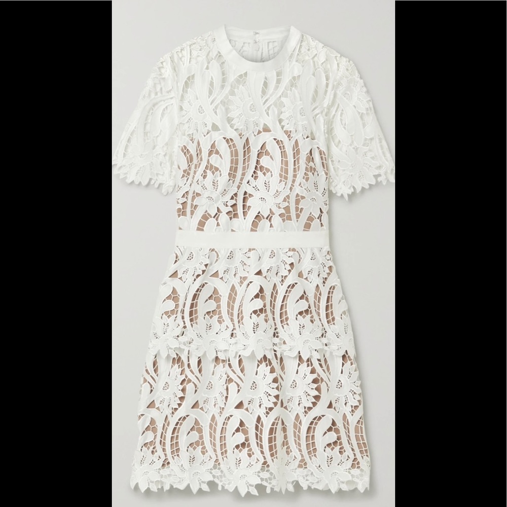 Self-Portrait Lace Mini Dress - Picture 4 of 4